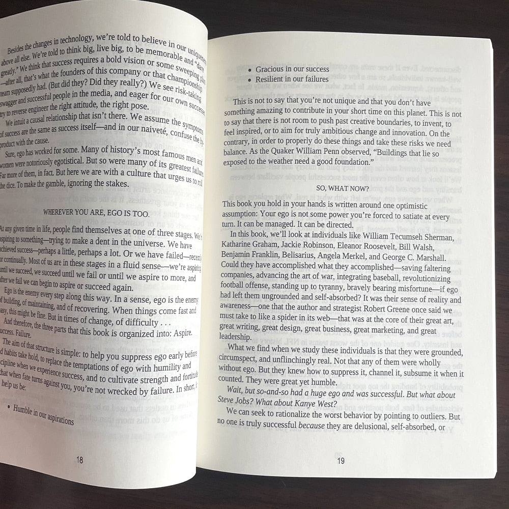 Ego is the Enemy: The Fight to Master Our Greatest Opponent by Ryan Holiday